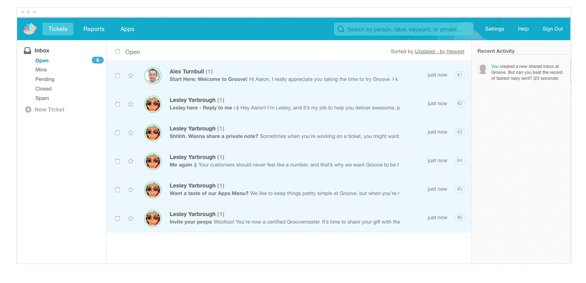 Groove Prefilled Onboarding Experience B2B SaaS